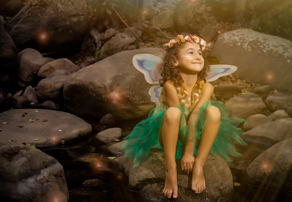 Idea creativa de una sesión de fotos al aire libre